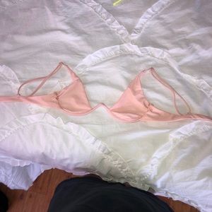 TEXTURED UNDERWIRE BIKINI TOP